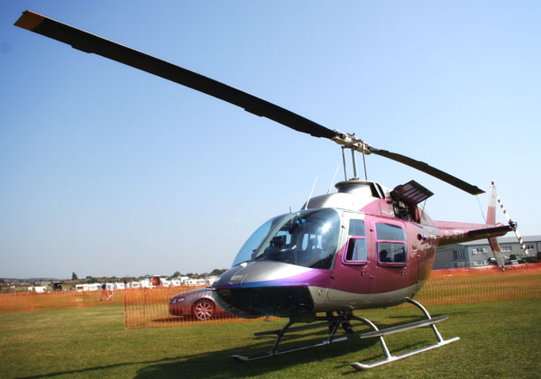 Flip painted helicopter, stands at �1 million (used)
